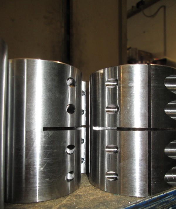 Paricolari acciaio tagliati e fresati