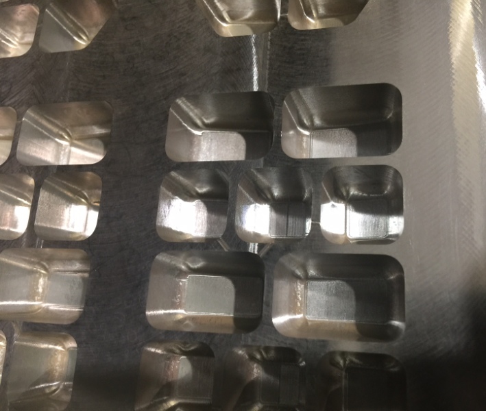 Stampo in alluminio - Particolare con finitura a specchio